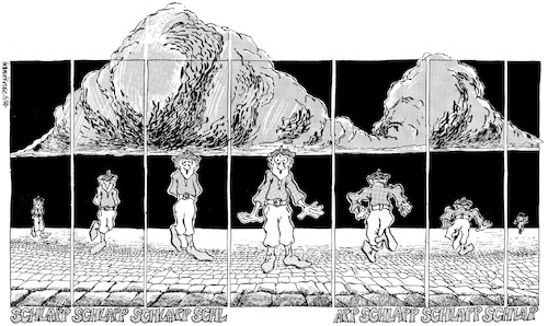 Cartoon: Schlapp (medium) by helmutk tagged culture