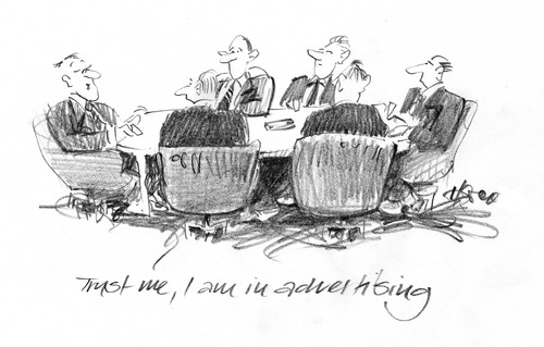 Cartoon: Trust (medium) by helmutk tagged business