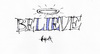 Cartoon: Believe (small) by helmutk tagged religion