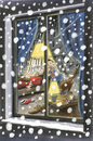 Cartoon: Christmas Card 99 (small) by helmutk tagged social,life