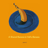 Cartoon: Half Banana (small) by helmutk tagged life