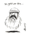 Cartoon: Harry Rowohlt (small) by helmutk tagged literature