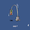 Cartoon: Improved Traffic Light (small) by helmutk tagged communication