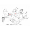 Cartoon: Salute (small) by helmutk tagged business