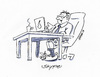 Cartoon: Skype (small) by helmutk tagged business