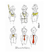 Cartoon: Tievolution (small) by helmutk tagged culture