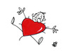 Cartoon: Valentines (small) by helmutk tagged social