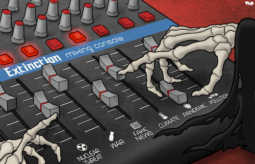 Mixing console