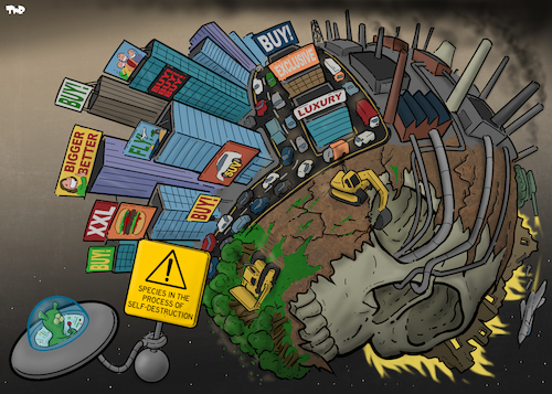 Self-destructive species Self-destructive species