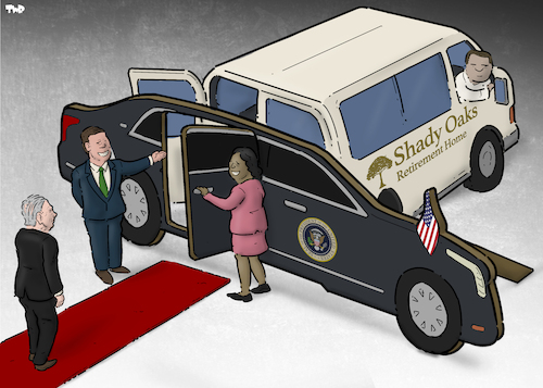 This way Mr. President This way Mr. President