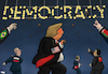 Cartoon: Democracy dies in darkness (small) by Tjeerd Royaards tagged trump,erdogan,putin,xi,jinping,belarus,china,russia,usa,turkey,democracy