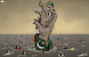 Cartoon: Floods in Pakistan (small) by Tjeerd Royaards tagged pakistan,floods,climate,extreme,weather