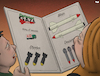 Cartoon: Gaza menu (small) by Tjeerd Royaards tagged gaza,menu,bombing,missiles,aid,humanitarian,israel