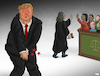 Cartoon: Guilty! (small) by Tjeerd Royaards tagged trump,justice,guilty,rape,sexual,abuse,verdict