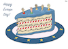 Cartoon: Happy Europe Day (small) by Tjeerd Royaards tagged eu