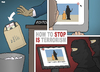 Cartoon: How To Stop IS Terrorism (small) by Tjeerd Royaards tagged is,isis,execution,youtube,cnn,media,ignore