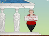 Cartoon: Leaving Soon (small) by Tjeerd Royaards tagged merkel,eu,germany,future,europe