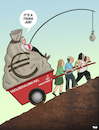 Cartoon: Neoliberalism (small) by Tjeerd Royaards tagged company,multinational,ceo,work,money,wealth,bonus