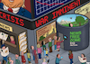 Cartoon: News free zone (small) by Tjeerd Royaards tagged news,avoiding,war,crisis,depression