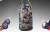 Cartoon: Punching bag (small) by Tjeerd Royaards tagged ukraine,russia,usa,biden,putin