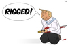 Cartoon: Rigged (small) by Tjeerd Royaards tagged trump elections rigged fraud usa