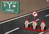 Cartoon: Road to Istanbul (small) by Tjeerd Royaards tagged erdogan,turkey,democracy