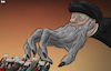 Cartoon: Struggle for freedom (small) by Tjeerd Royaards tagged iran,freedom,protests,khamenei