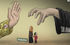 Cartoon: The handover (small) by Tjeerd Royaards tagged taliban,afghanistan,usa,withdrawal