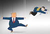 Cartoon: Trump Fires FBI Director (small) by Tjeerd Royaards tagged fbi,trump,james,comey