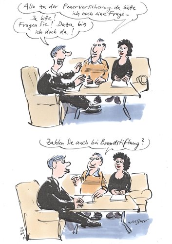 Cartoon: Brandstiftung (medium) by woessner tagged feuerversicherung,verischerung,versicherungsvertreter,geschäftsbedingungen,klausel,brandstiftung,beratungsgespräch,betrug,kriminalität,feuerversicherung,verischerung,versicherungsvertreter,geschäftsbedingungen,klausel,brandstiftung,beratungsgespräch,betrug,kriminalität