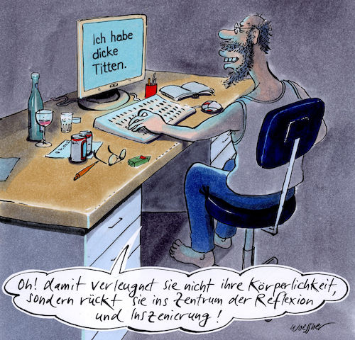 Cartoon: Cyber Erotik (medium) by woessner tagged freimut,woessner,karikaturen,cartoons,sehnsucht,einsam,single,alleinstehend,onlinedating,chat,soziale,netzwerke,facebook,vernetzung,likes,manipulation,psychologie,cybererotik,internet,internetbeziehung,pornografie,pc,computer,online,offline,einsamkeit,virtuell,digitalisiert,digitalisierung,ersatzbefriedigung,selbstbefriedigung,onanie,masturbation,partnerschaft,liebe,freimut,woessner,karikaturen,cartoons,sehnsucht,einsam,single,alleinstehend,onlinedating,chat,soziale,netzwerke,facebook,vernetzung,likes,manipulation,psychologie,cybererotik,internet,internetbeziehung,sex,pornografie,pc,computer,online,offline,einsamkeit,virtuell,digitalisiert,digitalisierung,ersatzbefriedigung,selbstbefriedigung,onanie,masturbation,partnerschaft,liebe