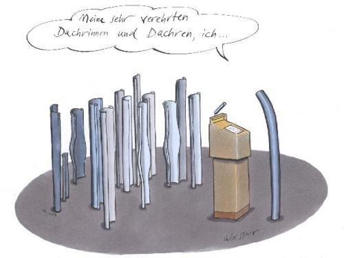 Cartoon: Dachrinnen (medium) by woessner tagged feminism,feminismus,frauen,frau,mann,männer,feminismus,frauen,frau,mann,männer,geschlechter,dachrinne,gleichstellung,emanzipation,feministisch,weibliche form,männliche form,frauenquote,geschlecht,diskriminierung,geschlechterrolle,chancengleichheit,anrede,weibliche,form,männliche,frauendomäne,männerdomäne,frauenförderung,quotenregel,quotenregelung,emanzipiert,frauenbewegung,selbstbestimmung,gleichberechtigung,gleichberechtigt,gleichrangig,gleichrangigkeit,befreiung,alibifrau,gleichstellungsbeauftragter,frauenbeauftragter,eva herman,political correctness,politisch korrekt,menschenwürde,sexuelle diskrminierung,eva,herman,political,correctness,politisch,korrekt,sexuelle,diskrminierung