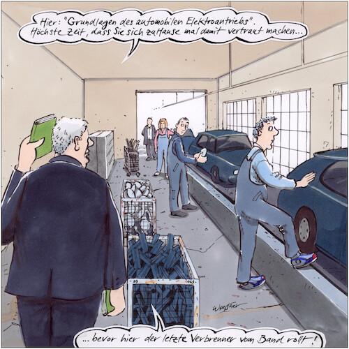 Elektroauto Fliessband Elektroauto Fliessband