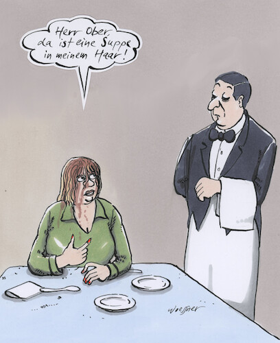 Haar in der Suppe Haar in der Suppe