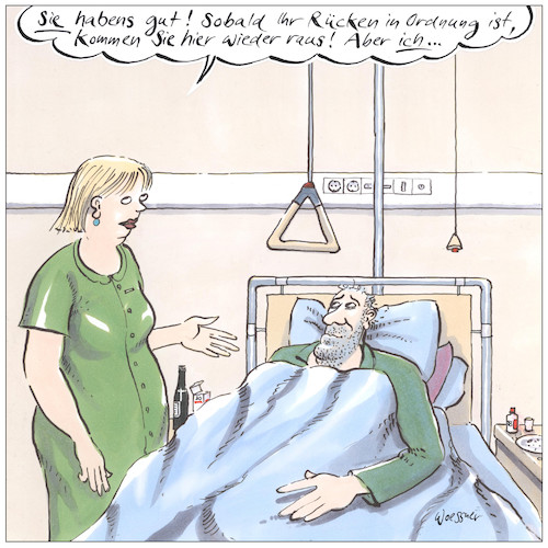 Krankenschwester Rücken