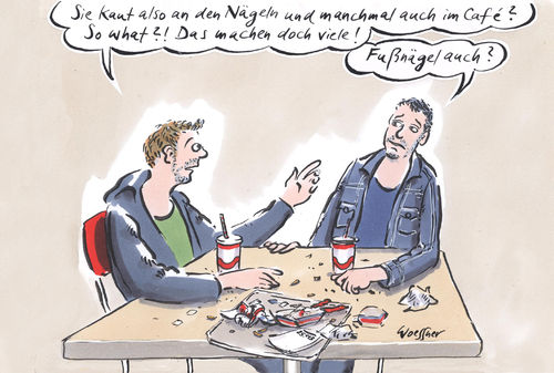 Nägel kauen Nägel kauen
