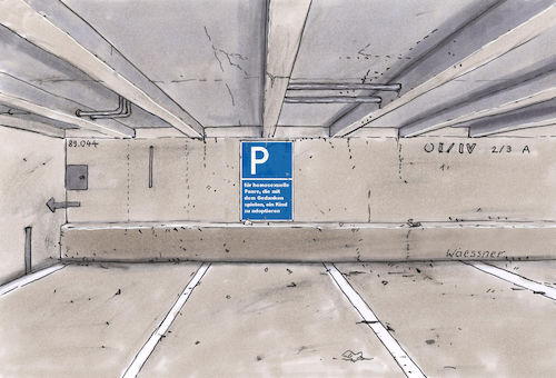 Cartoon: Parkplatz für (medium) by woessner tagged woessner,karikaturen,cartoons,adoption,adoptieren,pflegekind,pflegeeltern,parken,auto,verkehr,kfz,beziehung,absicherung,parkverbot,parkplatz,für,homosexuelle,paare,kinderwunsch,parkhaus,homoehe,gleichgeschlechtlich,homo,schwul,lesbisch,lesben,liebe,ehe,partnerschaft,staatlich,gesellschaftlich,woessner,karikaturen,cartoons,adoption,adoptieren,pflegekind,pflegeeltern,parken,auto,verkehr,kfz,beziehung,absicherung,parkverbot,parkplatz,für,homosexuelle,paare,kinderwunsch,parkhaus,homoehe,gleichgeschlechtlich,homo,schwul,lesbisch,lesben,liebe,ehe,partnerschaft,staatlich,gesellschaftlich