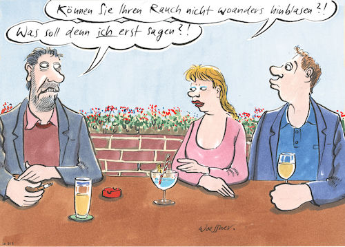 Rauch blasen Rauch blasen