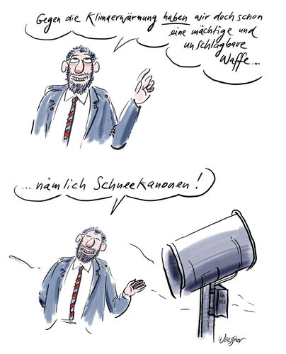 Schneekanone Schneekanone