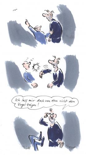 Vogel zeigen Vogel zeigen