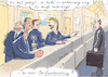 Cartoon: Bahn Tarifverhandlung (small) by woessner tagged cartoons,karikaturen,woessner,gewerkschafter,arbeitgeber,tarifpartner,verhandlungspartner,bund,verwaltung,dienstleistung,arbeitskampf,arbeitsniederlegung,warnstreik,bahn,tarifverhandlung,streik,gewerkschaft,verdi,flächentarif,eisenbahnergewerkschaft,lokomotivführergewerkschaft,eisenbahn,verkehr,nahverkehr,öpnv,öffentlicher,personennahverkehr,die,öffentlichen