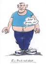 Cartoon: bauch (small) by woessner tagged buch,entsteht,trivialliteratur,schriftsteller,dichter,kitsch,bauch,buchmesse