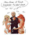 Cartoon: Bond Beckenbauer (small) by woessner tagged woessner,cartoon,karikatur,beckenbauer,bond,deutscher,fussballbund,korruption,bestechlichkeit,vorteilsnahme,mauschelei,vetternwirtschaft,fussball,sport,mafia,mafiöse,strukturen,james,film,franz,idol,held,vorbild,vorbildcharakter,obere,zehntausend,oberschi