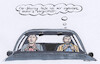 Cartoon: car sharing (small) by woessner tagged cartoons,karikaturen,woessner,vorstellung,teilen,vergemeinschaftlichung,teilung,gesellschaft,gesellschaftlich,umweltverschmutzung,fossile,brennstoffe,car,sharing,verkehr,auto,autofahren,autoteilen,umwelt,klimawandel,ceozwei,luftverschmutzung,erderwärmung,ressourcenschonung,verbrenner,elektroauto,eauto,batterie,akku,lithium