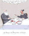 Cartoon: Darwinismus (small) by woessner tagged freimut,woessner,karikaturen,cartoons,schöpfer,gott,göttlich,artenvielfalt,biologie,erdgeschichte,artensterben,survival,of,the,fittest,anpassung,angepasst,ehe,streit,zufall,esstisch,darwin,entdeckt,darwinismus,evolution,evolutionsgeschichte,kreationismus,kreationisten,darwinisten,charles,ehefrau,beschimpfung,affe,abstammungslehre,schöpfung,schöpfungsgeschichte