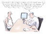 Cartoon: Diagnose Passwort (small) by woessner tagged freimut,woessner,karikaturen,cartoons,medizin,krankheit,erkrankung,tödlich,tod,sterben,datenflut,hinterlassenschaft,erbe,erbschaft,bankdaten,soziale,medien,facebook,twitter,amazon,ebay,diagnose,passwort,arzt,patient,untersuchung,untersuchungszimmer,behandlungszimmer,besprechung,computer,pc,internet,online,onlinebanking,digitalisierung,passwörter,benutzernamen,zugangsdaten