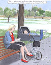 Cartoon: Frühentwickler (small) by woessner tagged freimut,woessner,karikaturen,cartoons,recherche,ratgeber,erziehungsratgeber,kinderwagen,parkbank,freizeit,frühentwickler,mutter,kind,park,baby,früreif,altklug,sprache,sprechen,wissen,bildung,erziehungsberatung,buch,lebenshilfe,erziehung,mütter,kinder,babies,spaziergang,dialog