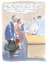 Cartoon: Geburtstermin (small) by woessner tagged freimut,woessner,karikaturen,cartoons,imbiss,gourmet,feinschmecker,kellnerin,kellner,personal,wartungsarbeiten,geburt,eingeleitete,krankenhaus,klinik,aufnahme,erste,hilfe,notaufnahme,empfang,wehen,niederkunft,edv,technisierung,computer,pc,digitalisierung,künstlich,technisch