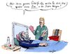 Cartoon: Gehelfe (small) by woessner tagged gehelfe,sinn,hilfe,helfersyndrom,krankenschwester,patient,krankenhaus,pflege,philosophie,religion