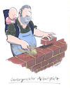 Cartoon: gendergerechter Arbeitsplatz (small) by woessner tagged woessner,karikaturen,cartoons,gewerkschaft,arbeitsrecht,betriebsrat,betrieb,bau,baufirma,mauer,mauern,tragbeutel,säugling,körpernähe,kindgerecht,naturvölker,kleinkind,vater,mutter,kind,gendergerechter,arbeitsplatz,maurer,maurerin,work,life,balance,baby,geschlechtergerecht,geschlechtergerechtigkeit,mann,frau,geschlecht,geschlechtsspezifisch,arbeit,bauarbeiter